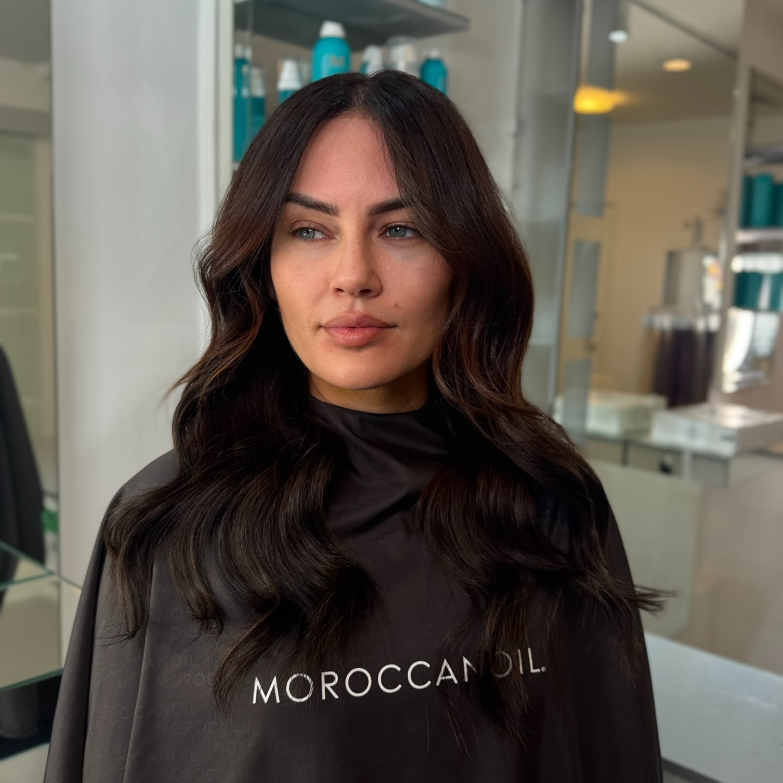 A bright blonde finish at Bonds Aesthetics