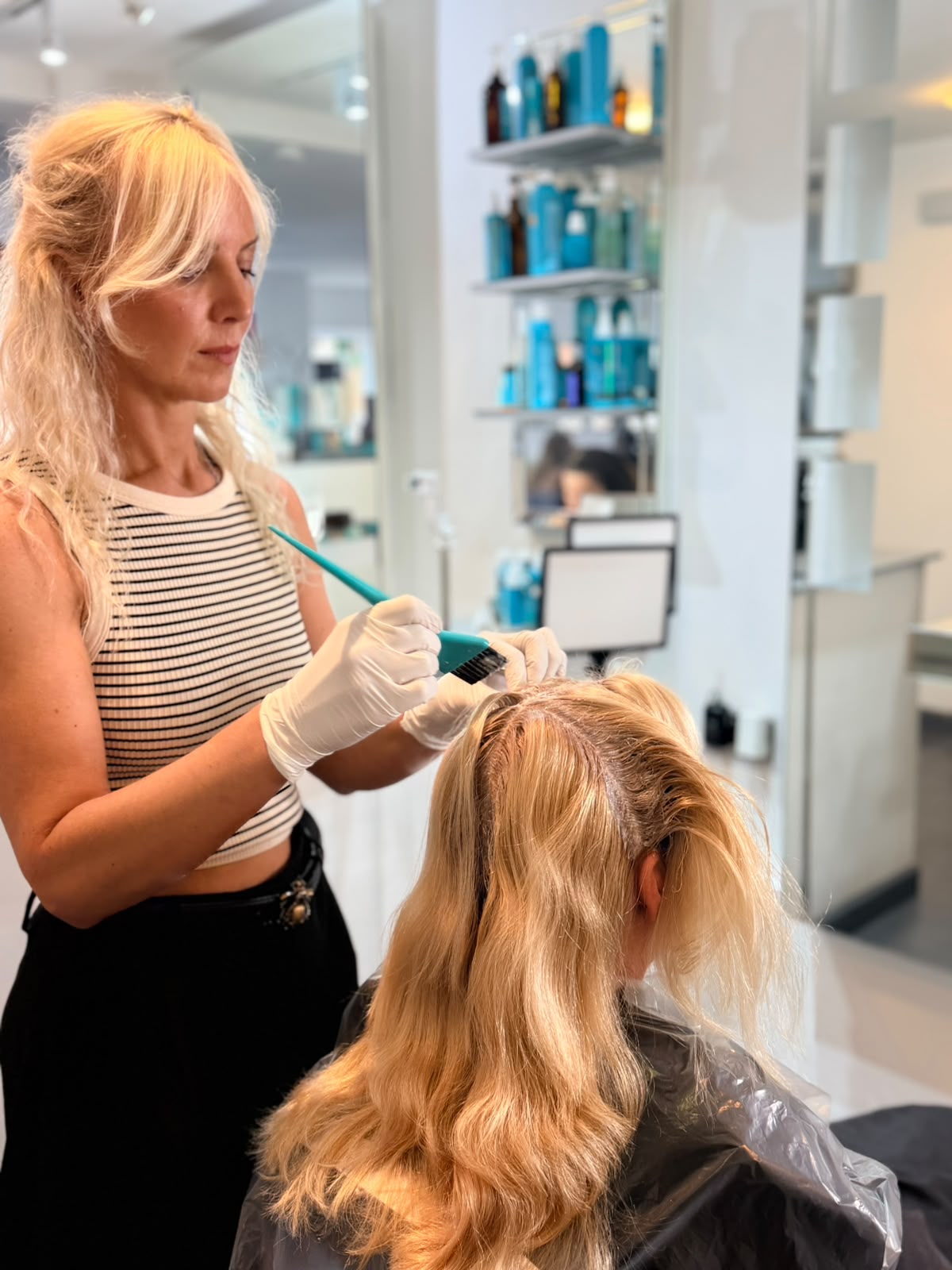 A fresh blow-dry finish at Bonds Aesthetics